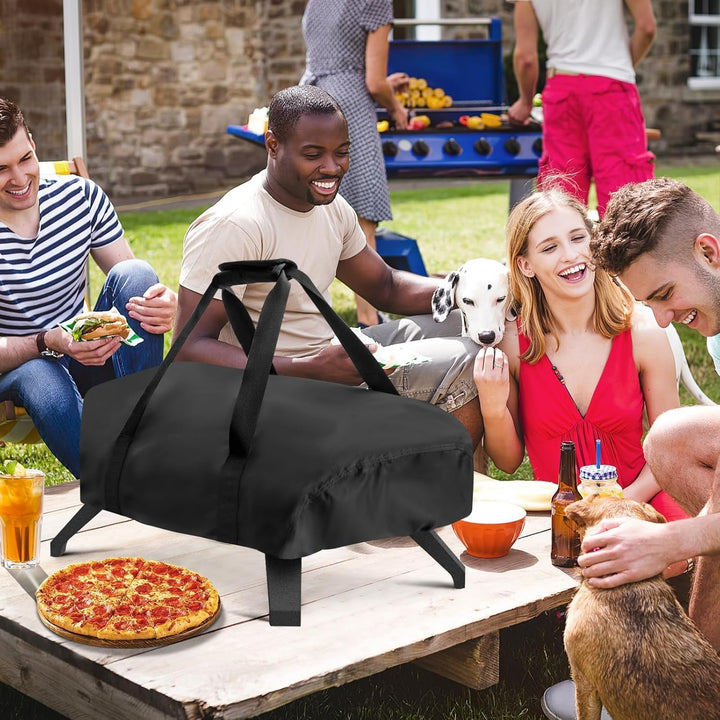 Pizzaofen Abdeckung für Ooni Koda 12, 420D Wasserdicht Pizzaofen Tragetasche Oxford-Stoff Pizzaofen