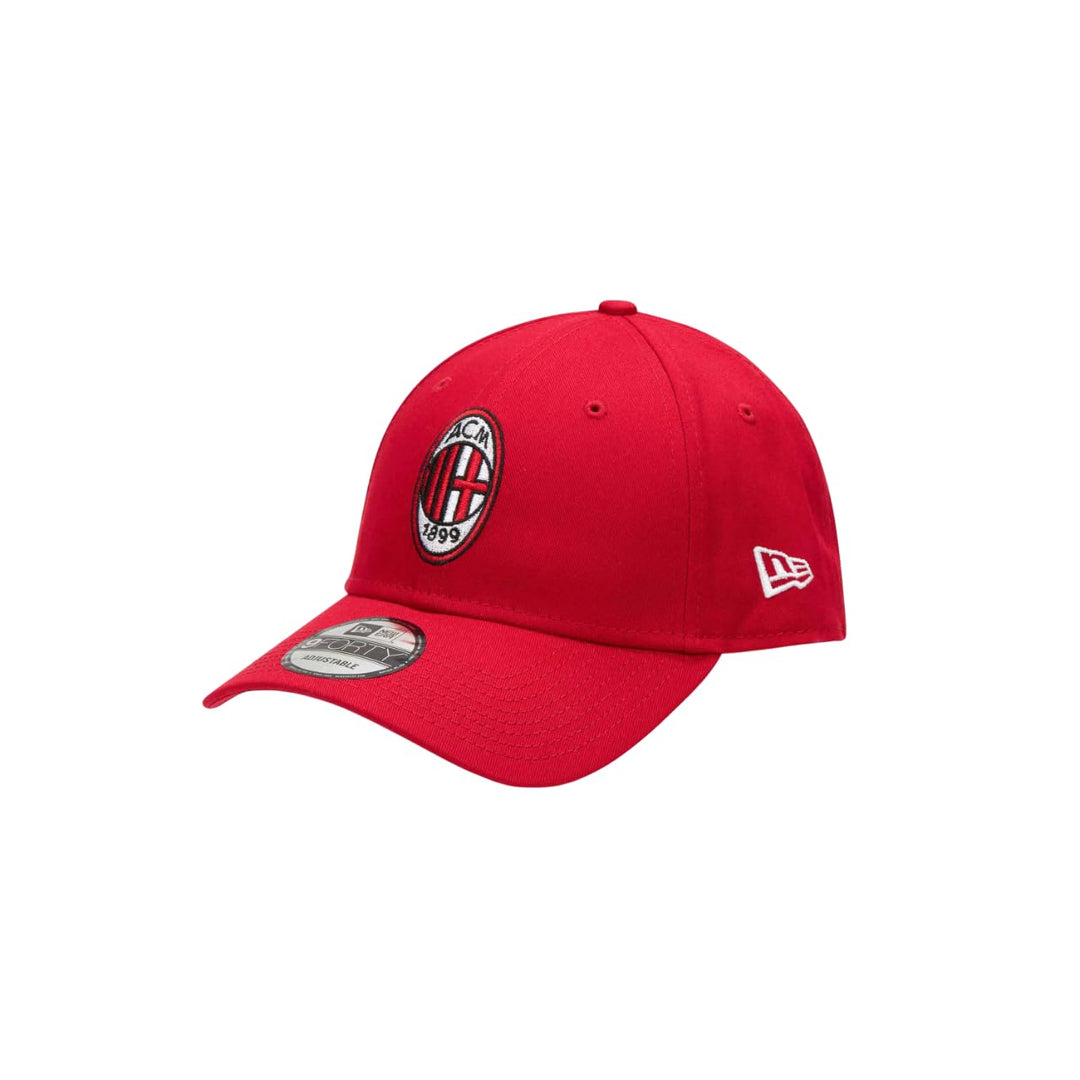 New Era 9Forty Strapback Cap - AC Mailand rot