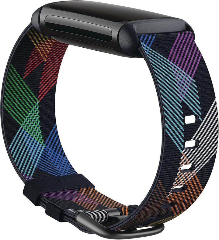 Fitbit Unisex-Adult Charge 5 Prism Pride Small, Prism Pride Small