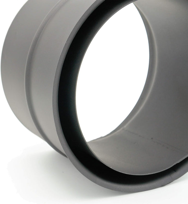 Rohr-Set standard schwarz metallic 70cm x 45cm Ø 150 + RL 250mm Kamin Ofen Winkel 90° Abgas Kaminofe