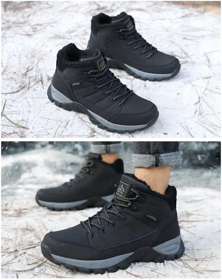 ARRIGO BELLO Winterschuhe Herren Winterstiefel Wanderstiefel Trekking Stiefel Gefüttert Warm Rutschf