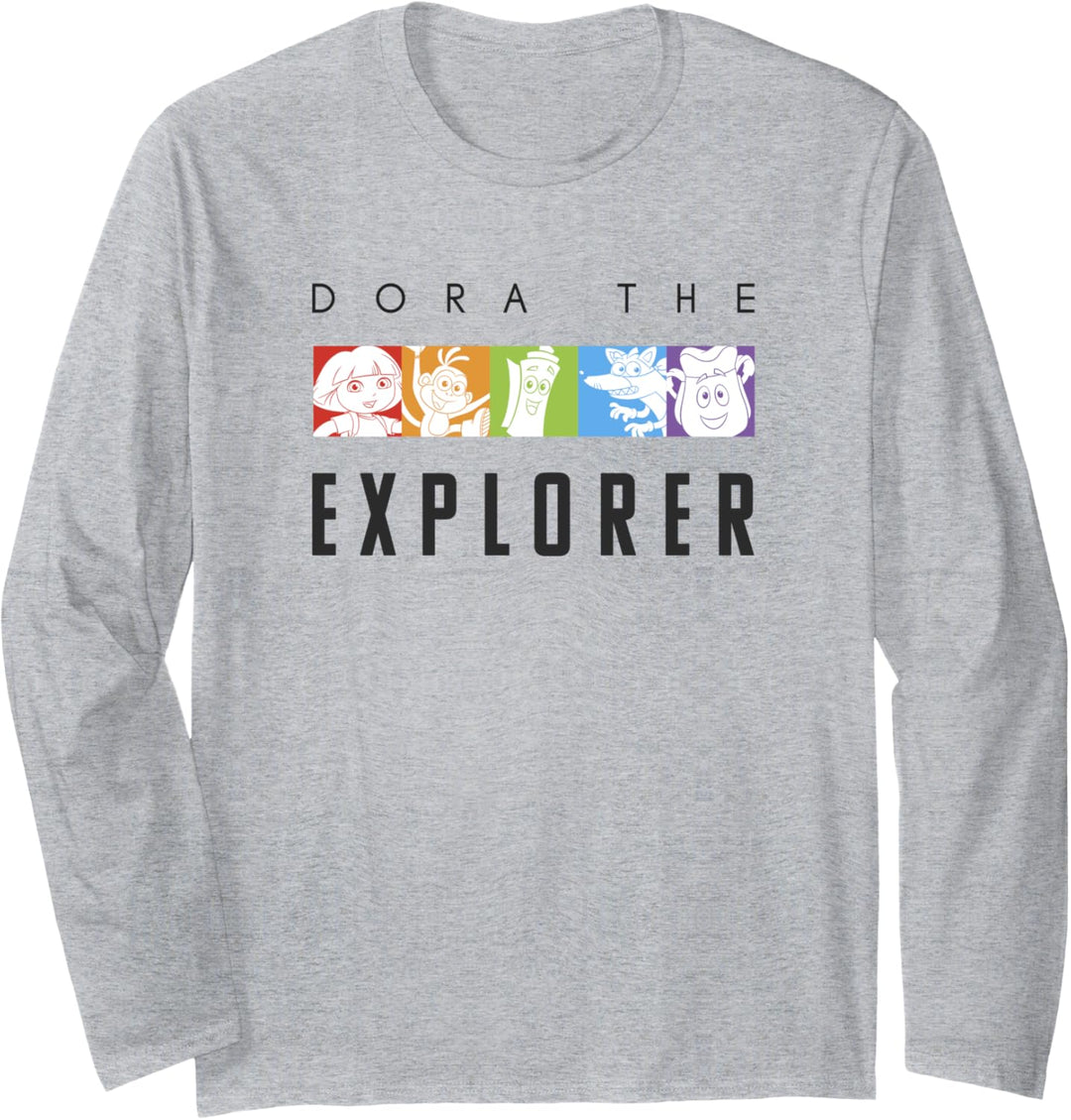 Dora the Explorer Rainbow Boxes Langarmshirt
