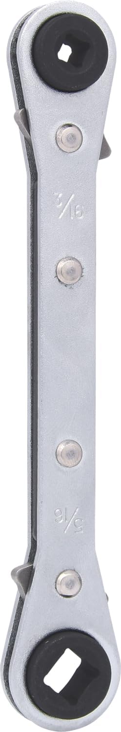 KS Tools 130.0122 4 in 1 Kälte-Klima-Ratschenschlüssel, umschaltbar
