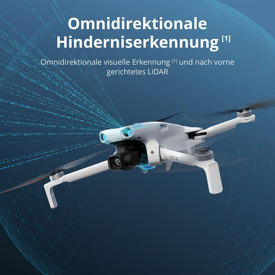 DJI Lito X1, 4K Kameradrohne für Einsteiger, Aktualisierte Version Mini 3 | Hinderniserkennung, Acti