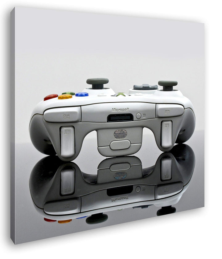 deyoli fantastischer Xbox Controller im Format: 70x70 als Leinwandbild, Motiv fertig gerahmt auf Ech