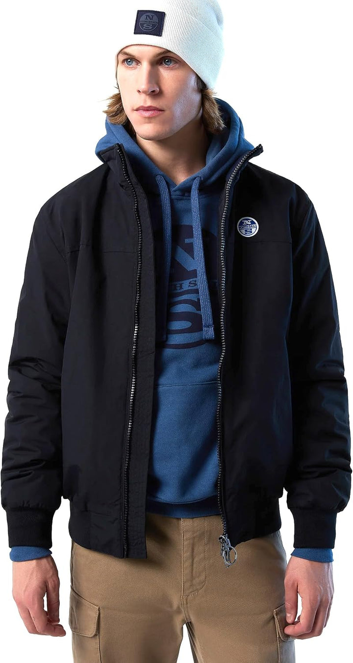 North Sails Sailor Herrenjacke aus recyceltem Nylon - Slim Fit und Befestigung mit Reissverschluss X