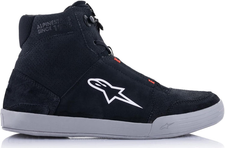 Alpinestars Herren Chrome Motorradsneaker Motorcycle Clothing 40.5 EU Black Gray, 40.5 EU Black Gray