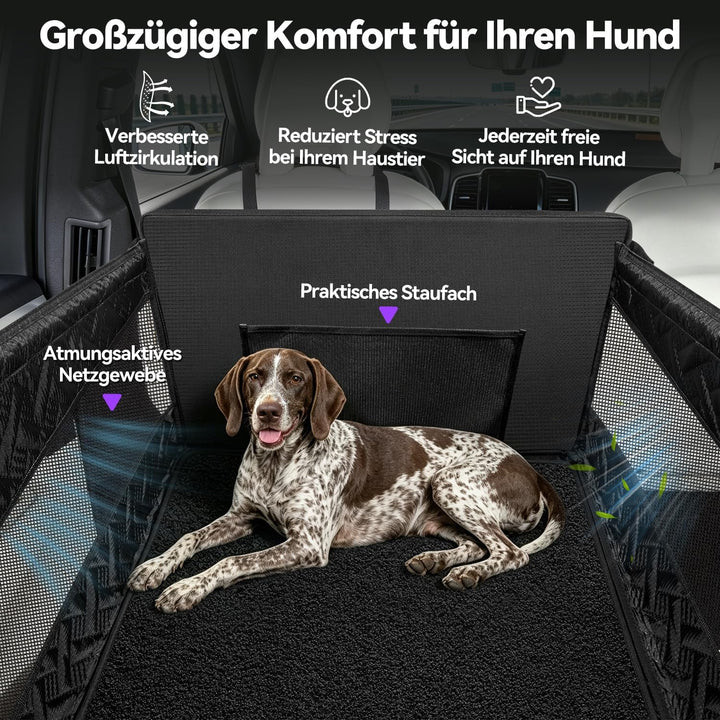 Hundesitz für Grosshunde bis 25kg – Sicherer Autositzbezug für Rücksitz, Robuster Hunde-Boostersitz