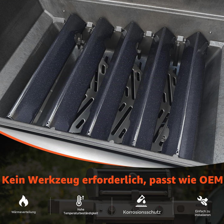 QuliMetal Aromaschienen für Weber Genesis II/LX 300, passend für Genesis II E310, II E315, II E335 (