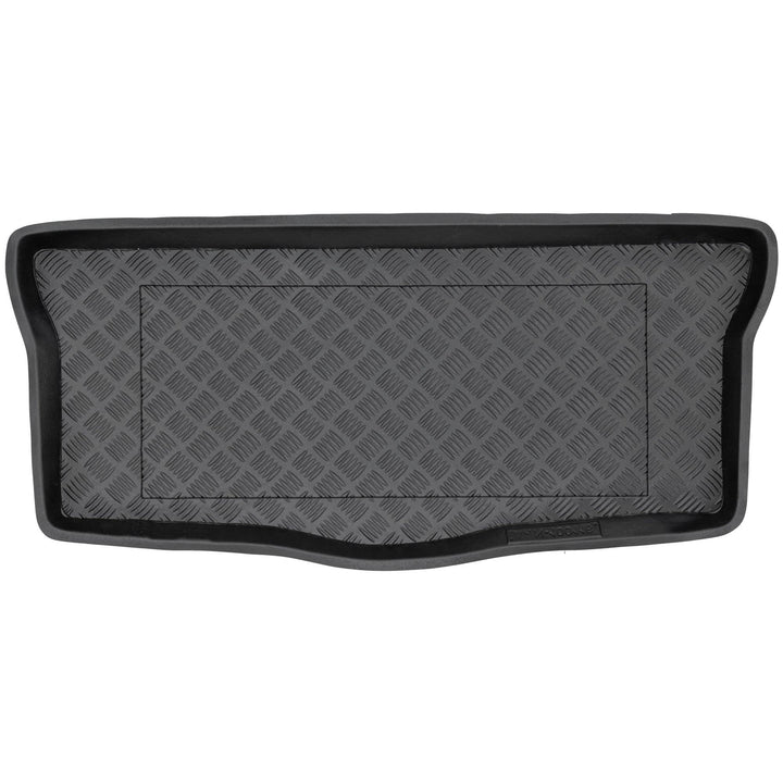 SMK Kofferraum schutzmatte Kofferraummatte passt für Peugeot 107 2005-2014 Strapazierfähige Kofferra