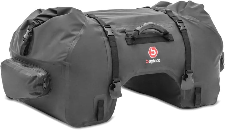 Bagtecs - wasserdichte Motorrad Hecktasche Gepäck-Tasche Motorradgepäck kompatibel für sozius hinten