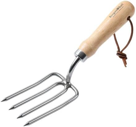 Burgon &amp; Ball GTH/SRFRHS RHS Edelstahl-Gabel, rund, verzinnt