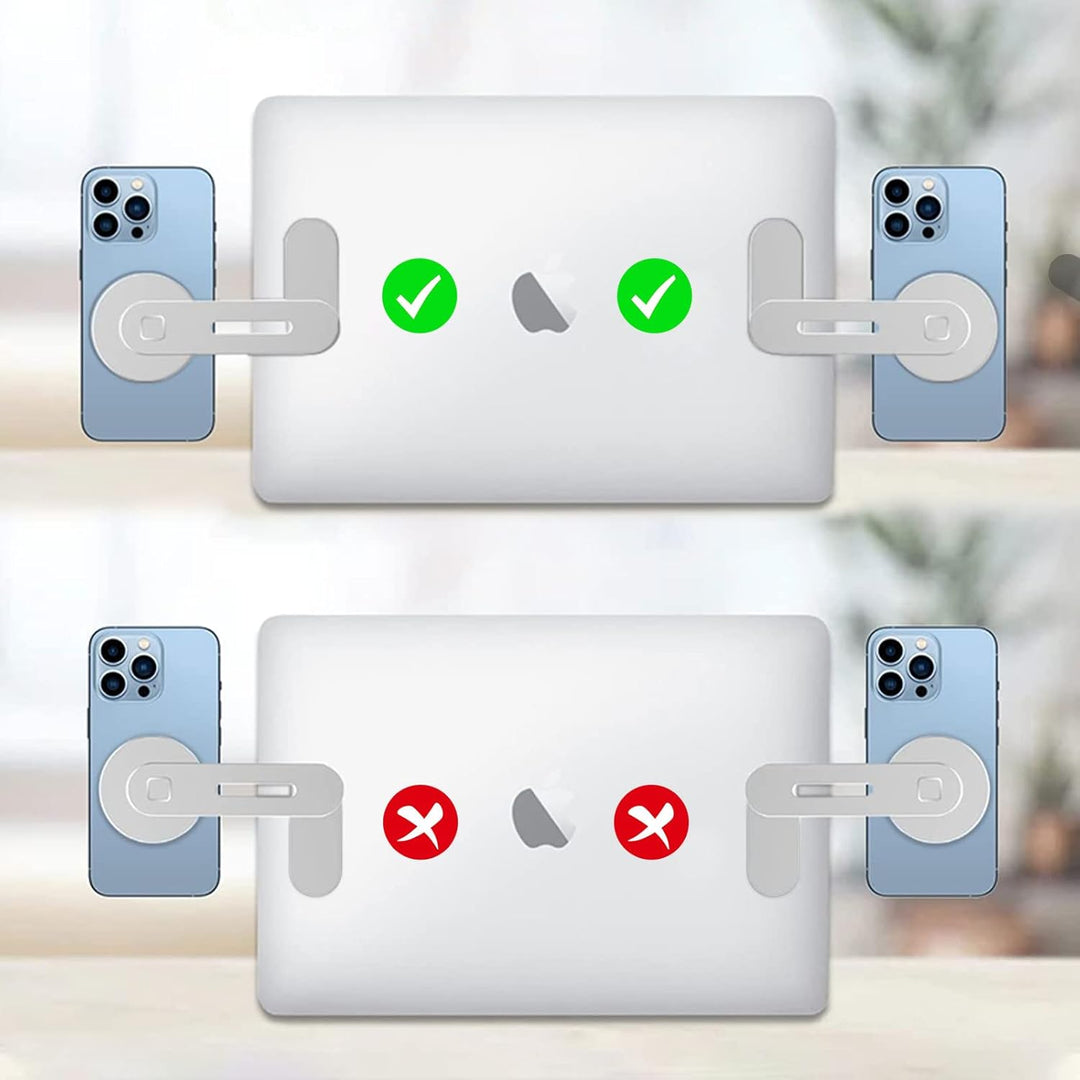 imluckies Magnetische Laptop-Handyhalterung, Handy Stände für MacBook, Laptop Handy Halterung, Verst