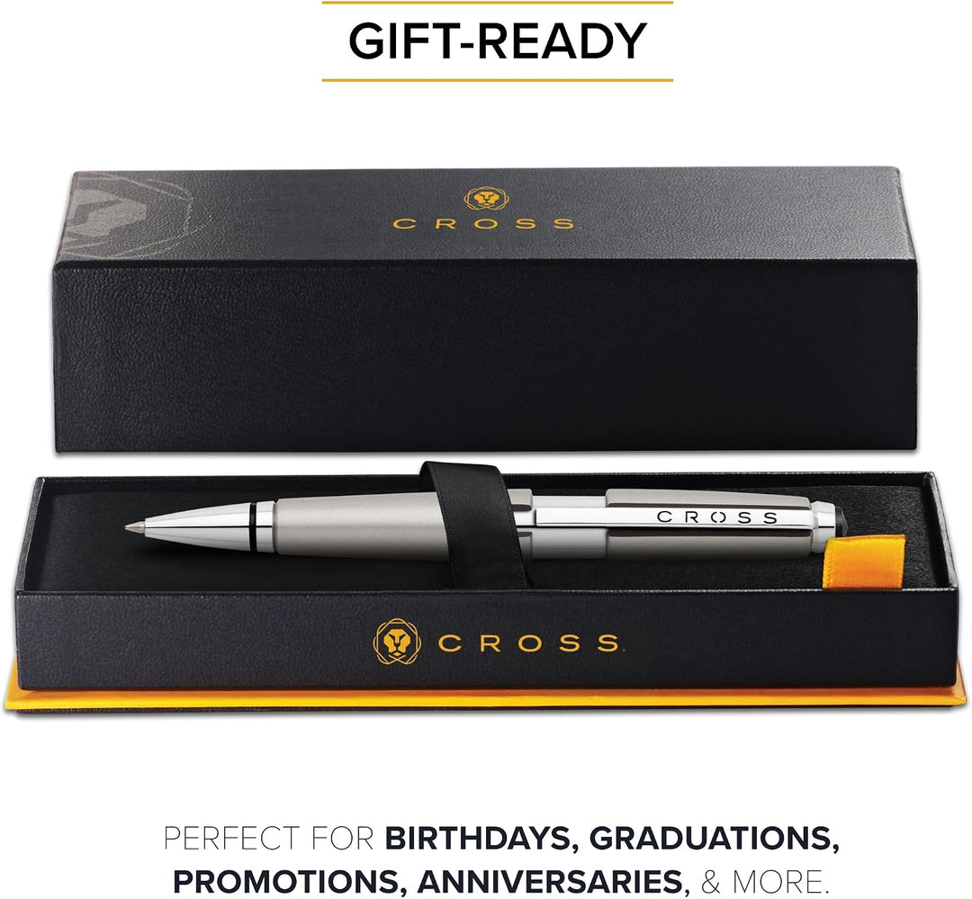 Cross Edge Rollerball (Strichstärke M, Schreibfarbe: schwarz, nachfüllbar, inkl. Premium Geschenkbox