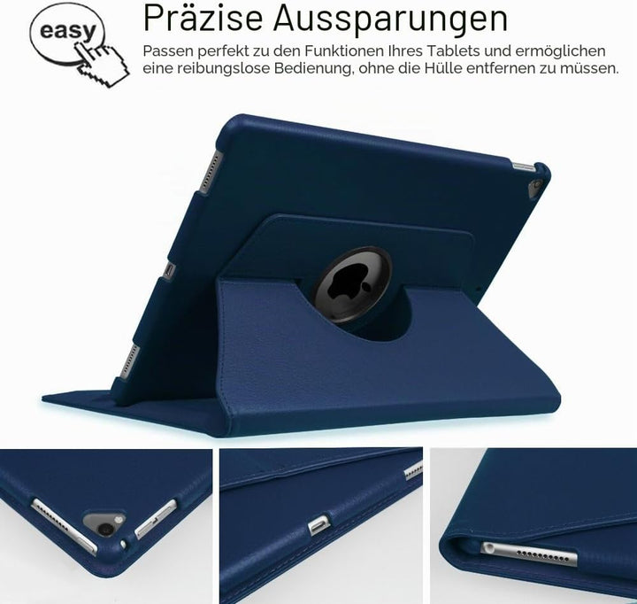 Fintie Hülle für iPad Pro 12.9 Zoll (2. und 1. Generation, Modell 2017 und 2015) - 360 Grad Rotieren