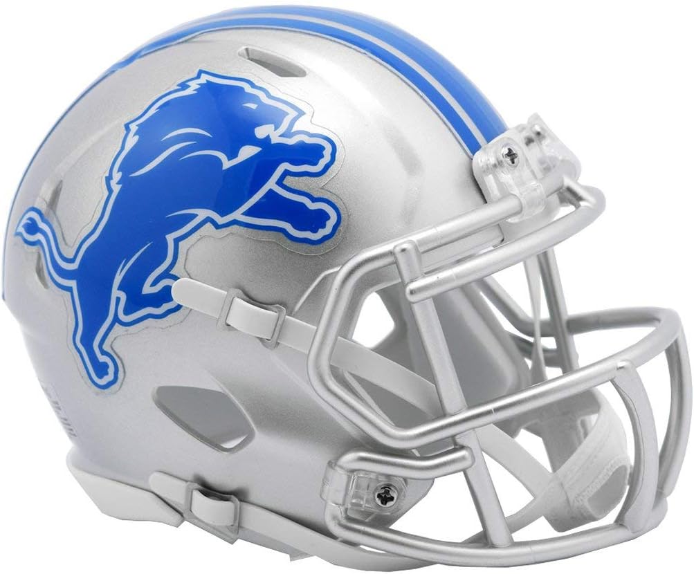 Riddell NFL Mens Speed Authentic Football Helmet Detroit Lions Einheitsgrösse Teamfarbe, Detroit Lio
