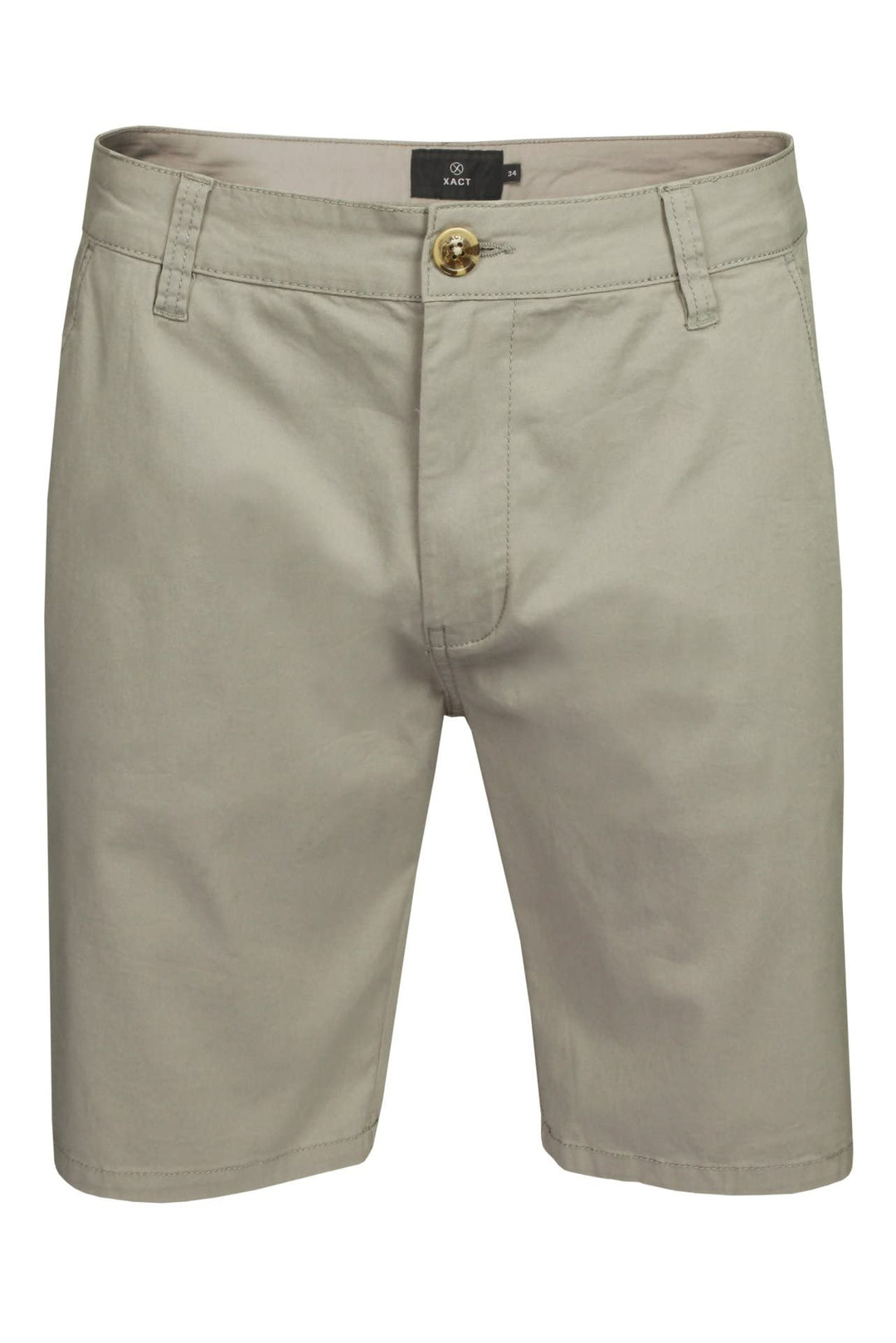 Xact Herren Chino Shorts Baumwoll Stretch Regular Fit Kurze Hose Sommer Bermuda Golf Business Casual