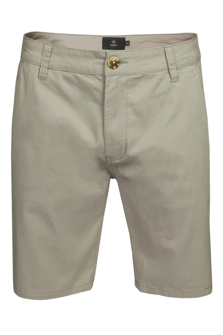 Xact Herren Chino Shorts Baumwoll Stretch Regular Fit Kurze Hose Sommer Bermuda Golf Business Casual