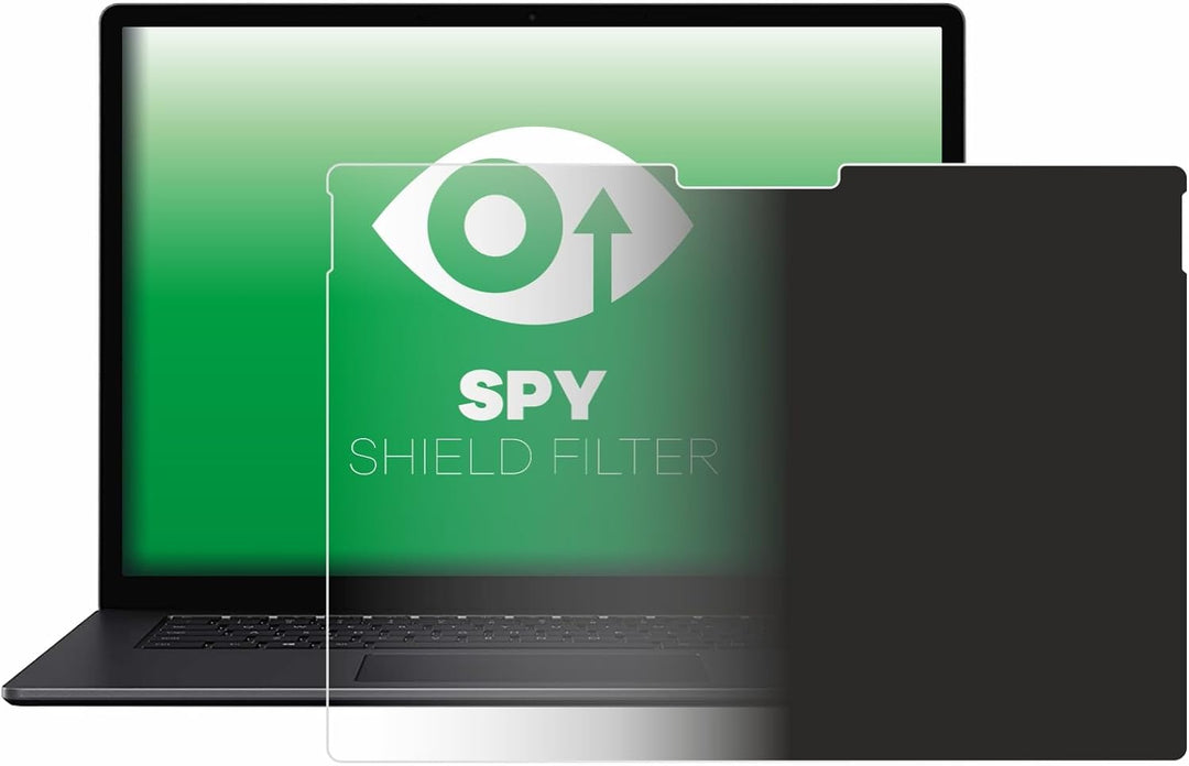 upscreen Blickschutzfilter für Microsoft Surface Book 3 15" Privacy Filter Blickschutzfolie Sichtsch