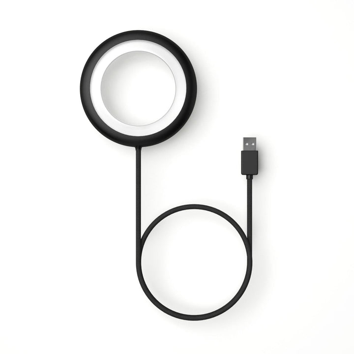 Bily LED-Leselampe, tragbar und nomadisch, schwarz – 3 Helligkeitsstufen, ohne Batterie oder Akkus,