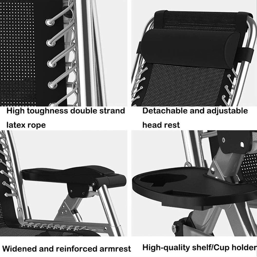 DQCHAIR Terrassenstühle Liegestühle Schwerelosigkeit Chaise Lounges Garten Schaukelstuhl Für Strand