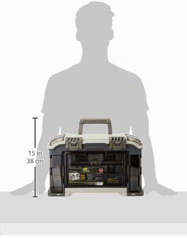 Plano Elite Series Ultimatives abgewinkeltes Angelsystem, Graphit & Sandstein, inklusive 6 StowAway