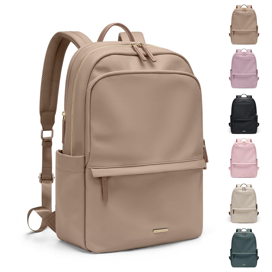 GOLF SUPAGS Laptop Rucksack für Damen Casual Daypack für Arbeit Reisen College Schulrucksack Handtas