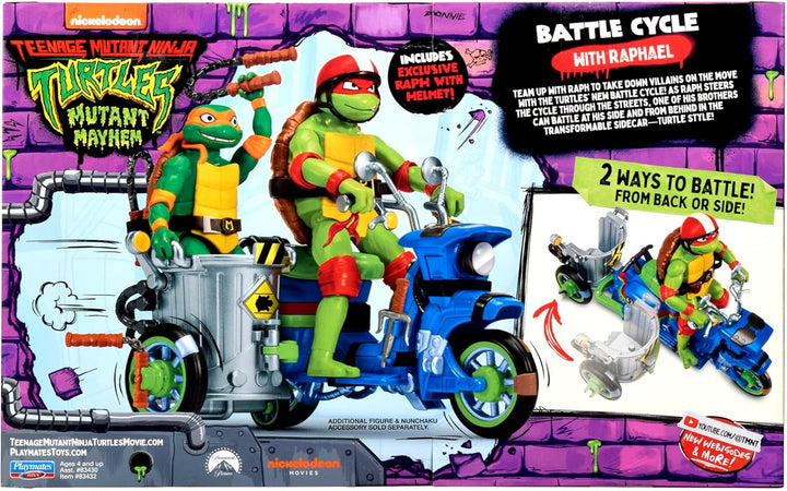 Teenage Mutant Ninja Turtles - Turtle Cycle W/Sidecar & Figure