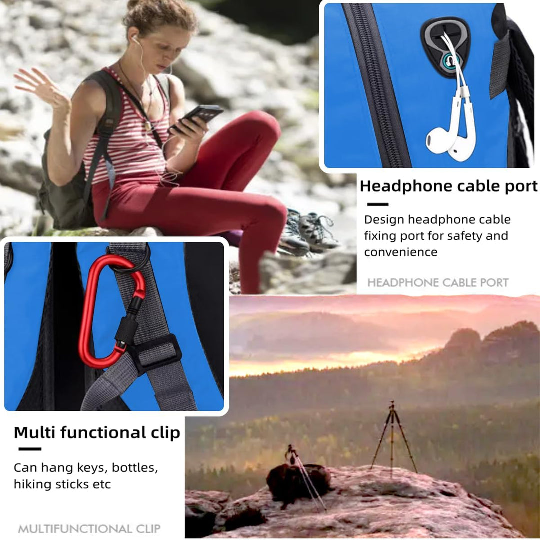 Wanderrucksack Herren Damen 40L Wasserdichter Rucksack Leicht Gross Reiserucksack，Outdoorrucksack mi