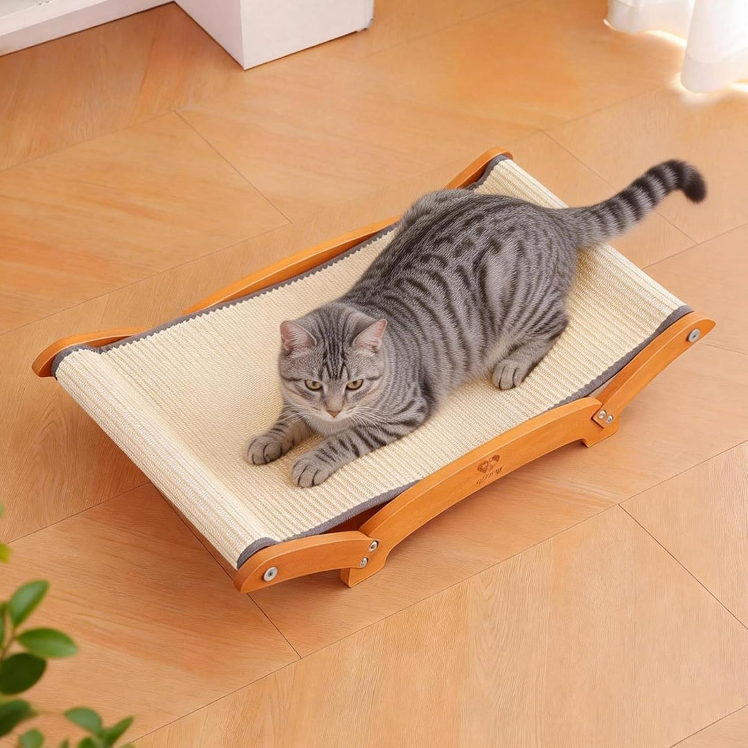 Sisal Kratzmatte Katze Bett, Extra gross Kratzpappe für Katzen, Fussmatte Sisalmatte Kratzpads für K