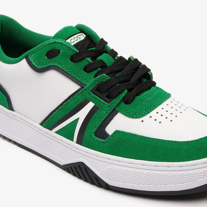 Lacoste Herren Low-Top Sneaker L001 123 7 SMA, Männer Halbschuhe 42 EU Wht Grn, 42 EU Wht Grn