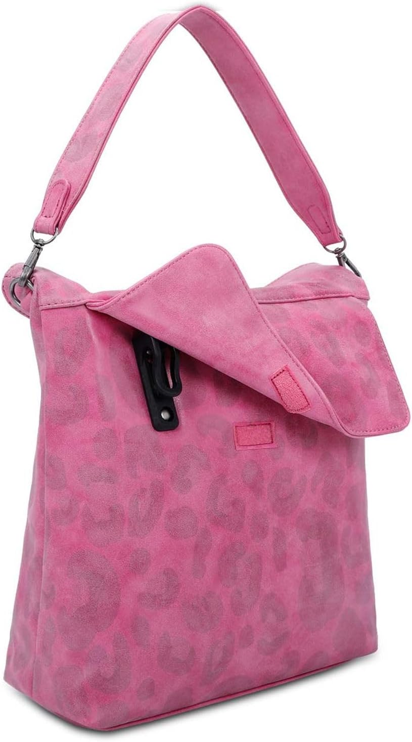 Fritzi aus Preussen Damen Bike01 Leo Squeezy Pink Schultertasche