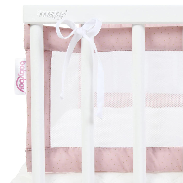 babybay Nestchen Mesh Royal passend für Modell Maxi, Boxspring, Comfort und Comfort Plus, rosé Glitz
