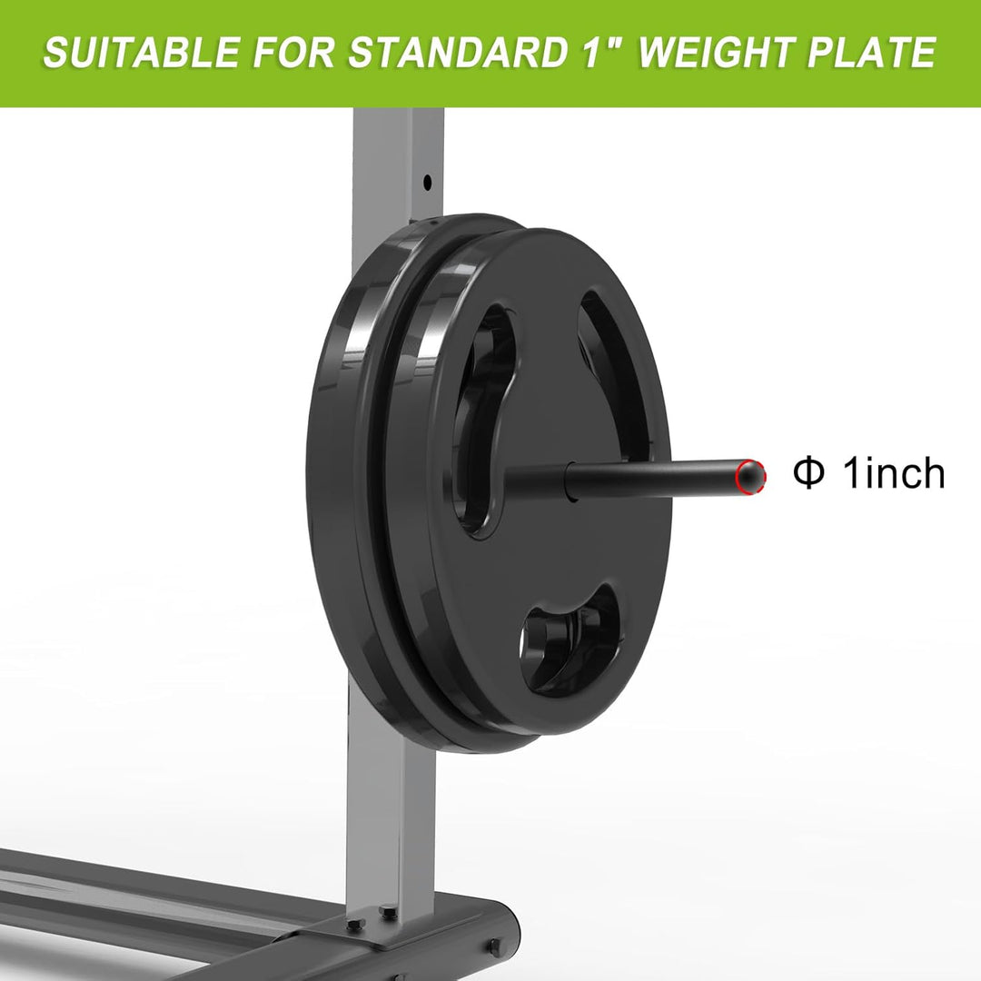 Kipika Hantelscheibenhalter für 2x2 und 3x3 Power Rack - Power Rack Aufsatz für Hantelscheiben - Pas