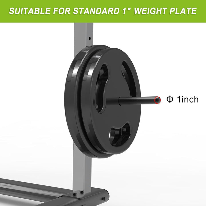 Kipika Hantelscheibenhalter für 2x2 und 3x3 Power Rack - Power Rack Aufsatz für Hantelscheiben - Pas