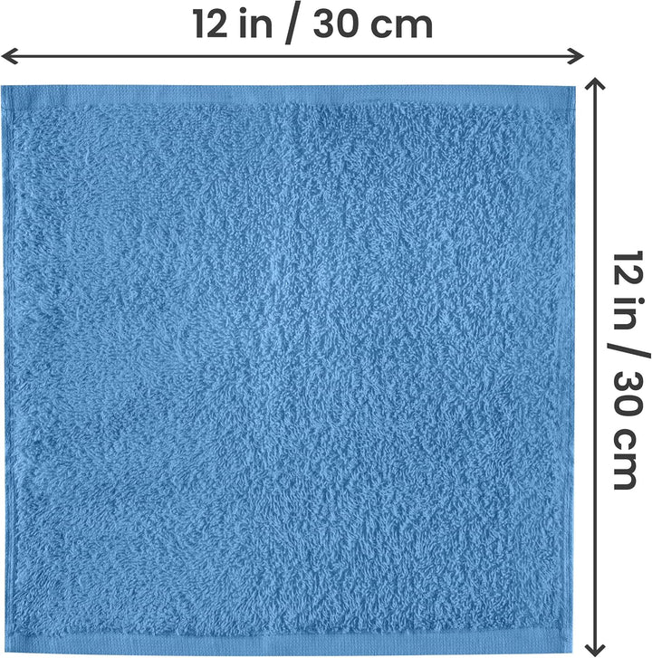 Utopia Towels Baumwoll-Waschlappen-Set – 100% ringgesponnene Baumwolle, hochwertige Flanell-Waschlap