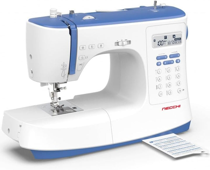 Necchi NC-103D Computer Nähmaschine mit Anschiebetisch | Stich 316 | Horizontal Greifersystem