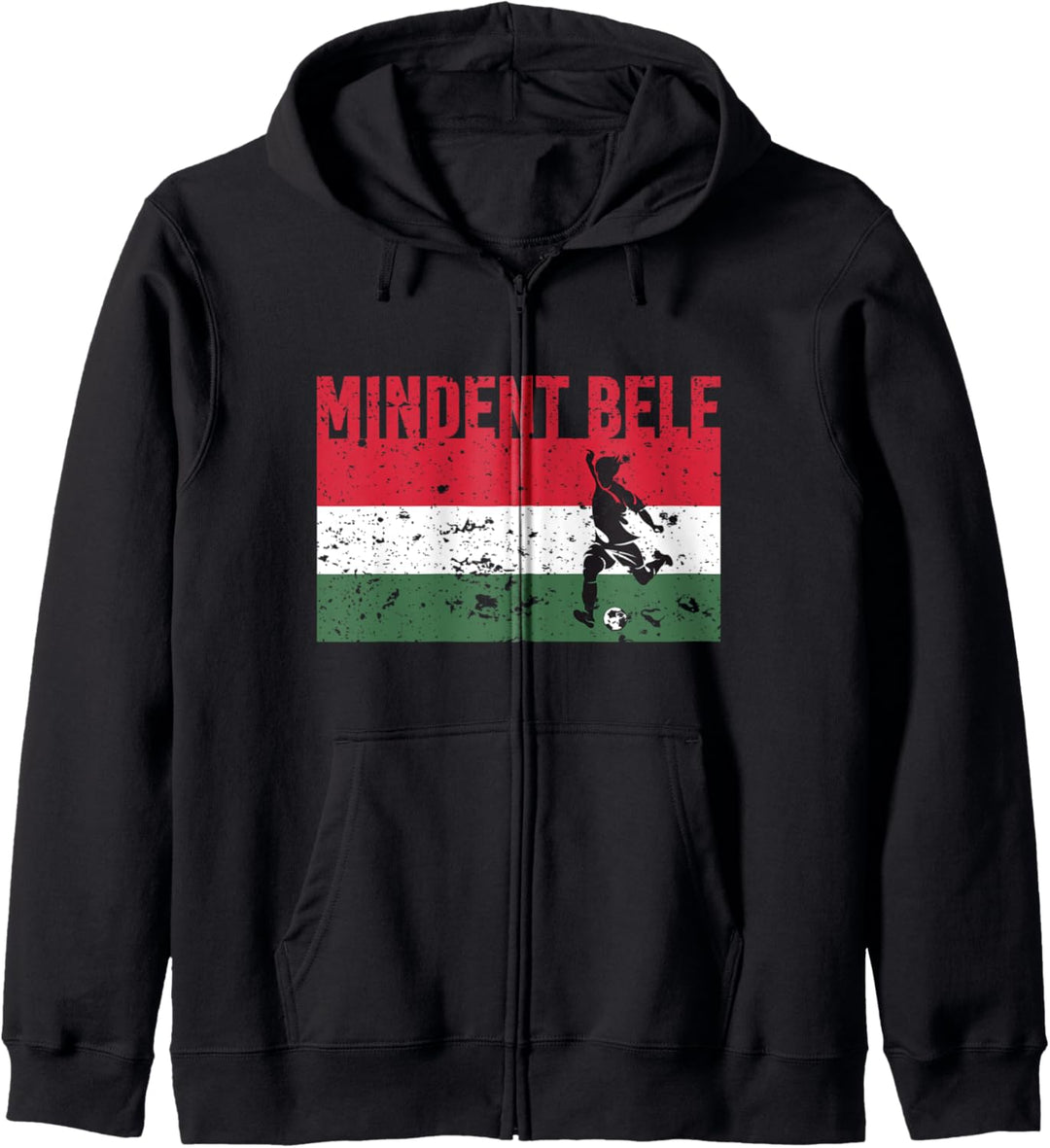 Ungarn Fussball Ungarische Flagge Mindent Bele Team Ungarn Kapuzenjacke