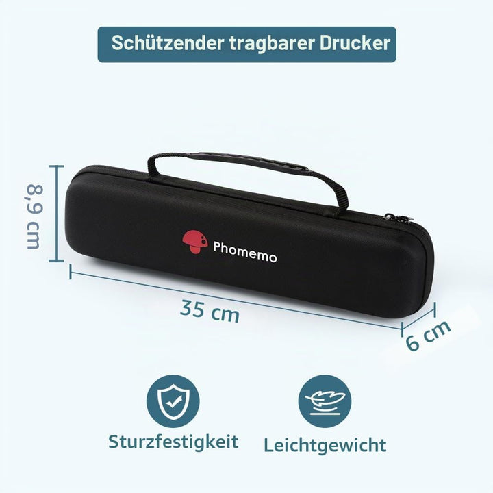 Phomemo M08F A4 Drucker Tasche, Tragbare Tasche Kompatibel mit M08F, P831, PJ762/PJ763MFi, MT800/MT8
