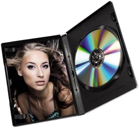 Hama DVD-Hüllen (auch passend für CDs und Blu-Rays, mit Folie zum Einstecken des Covers) 30er-Pack,