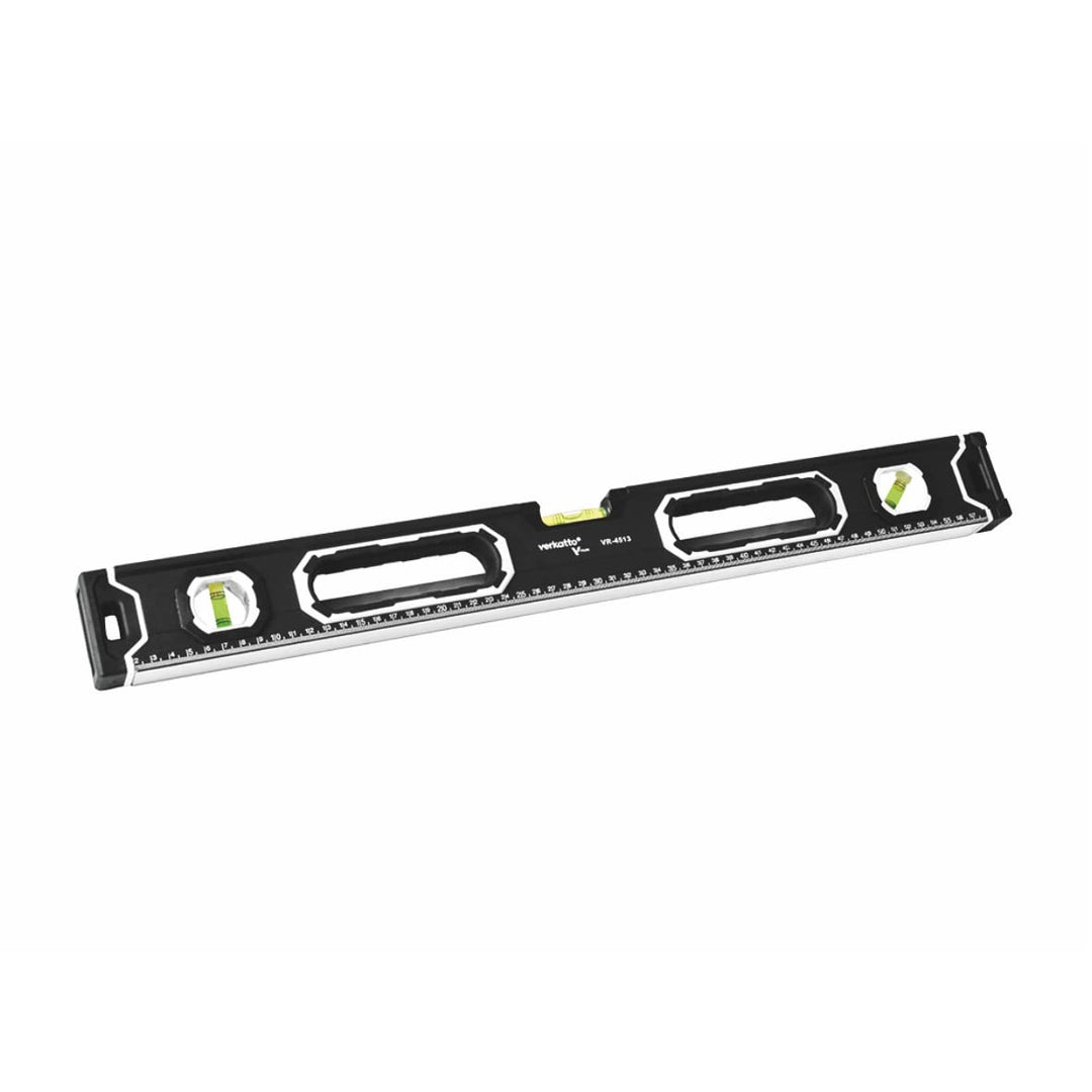 Magnetische Wasserwaage aus Aluminium V-PLUS Magnetwasserwaage roboust Alu-Magnetwasserwaage (100cm