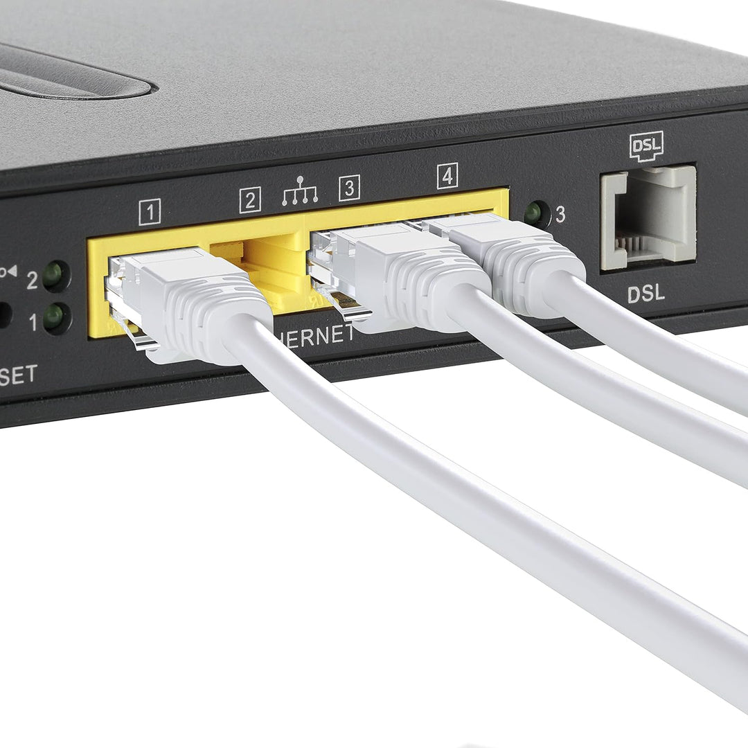 Mr. Tronic 100m Ethernet Netzwerk Netzwerkkabel | Patchkabel | CAT6, CCA, UTP | RJ45 Stecker | LAN K