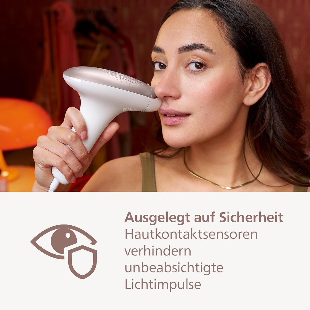 Philips Lumea IPL Advanced, 3 Aufsätze – Haarentfernungsgerät mit Satin Compact Korrekturtrimmer