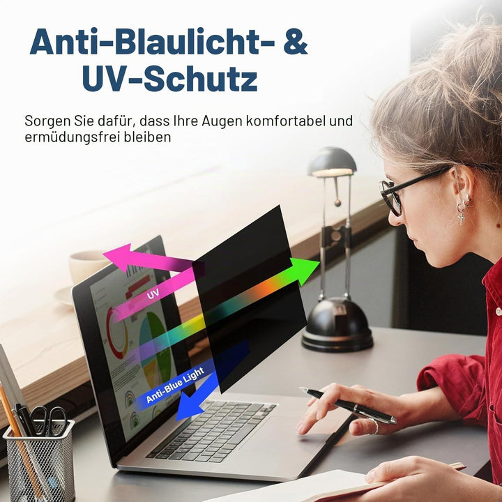 SenseAGE Magnetischer Blickschutzfilter für MacBook Air 13,3 Zoll (2018-2021), Anti-Spy & Anti-Blaul