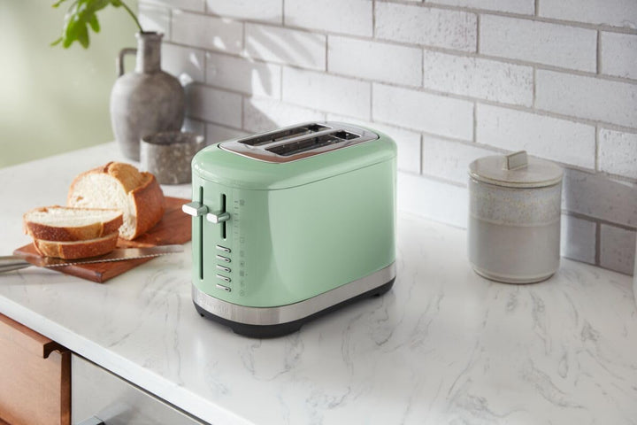 KitchenAid Toaster für 2 Scheiben - Retro Design Toast Machine - 7 verschiedene Funktionen (Pistazie