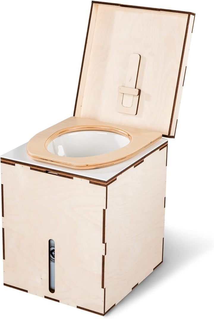 Kildwick MiniLoo Bausatz Campingtoilette/Komposttoilette Weiss, Weiss
