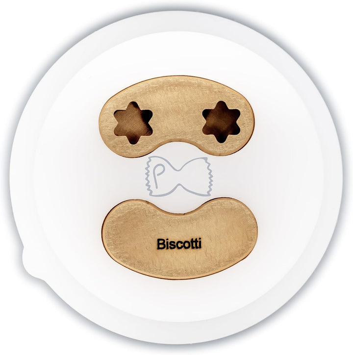 Pastidea - Backform aus Bronze und POM Kekse Spritzgepäck Biscotti kompatibel mit Philips Pasta Make