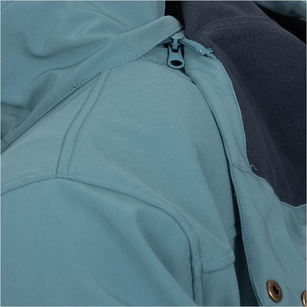 Herren Softshelljacke mit abnehmbarer Kapuze Übergangsjacke Windbreaker #ankerglutfreiheit