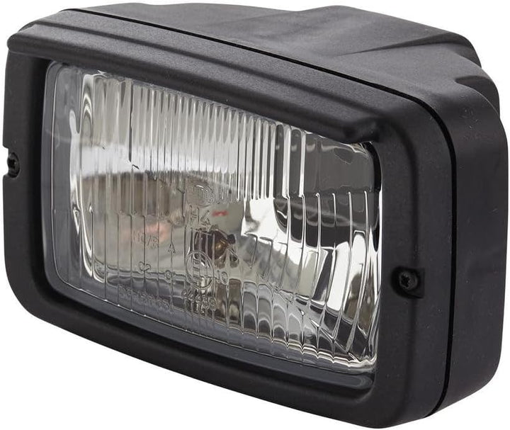 HELLA - Halogen-Hauptscheinwerfer 7145 - 12/24V - Referenzzahl: 10 - Anbau - Stecker: Flachstecker -