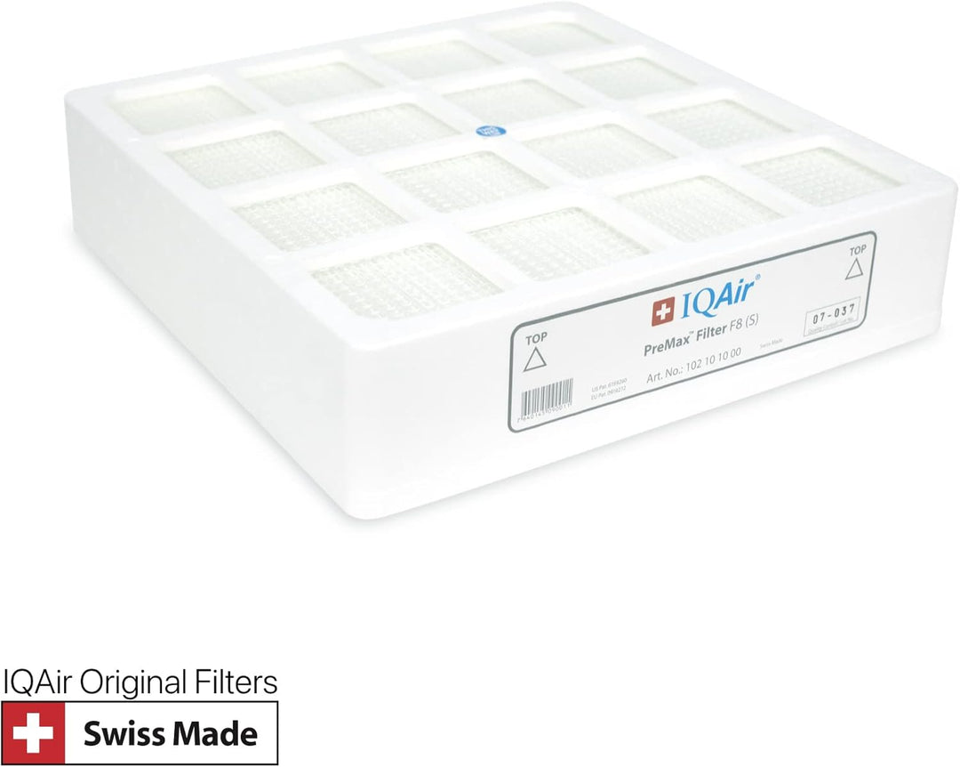 IQAir PreMax Pre-Filter F8 (S) Ersatzfilter für HealthPro 250 & XE – Vorfilter gegen Tierhaare, Poll